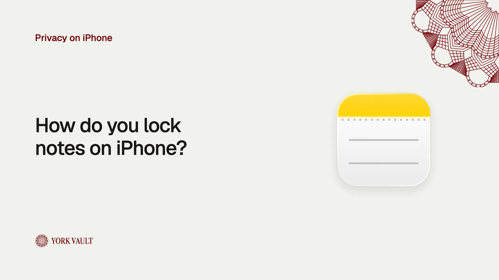Apple Notes app icon